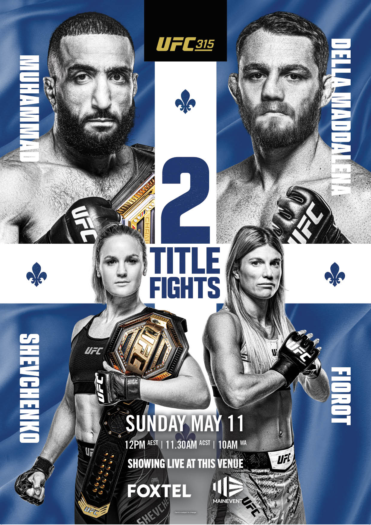 Ufc 315 6 Footy port lincoln hotel