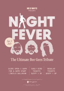 Night Fever ~ The Ultimate Bee Gees Tribute Sow 3 Port lincoln hotel